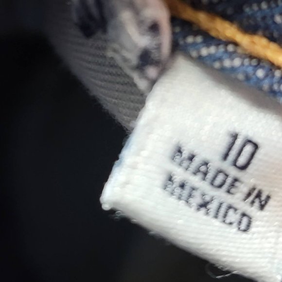 TOMMY HILFIGER VINTAGE SIZE 10 WOMEN'S BLUE DENIM CASUAL CUFFED CAPRI JEANS - Picture 15 of 16